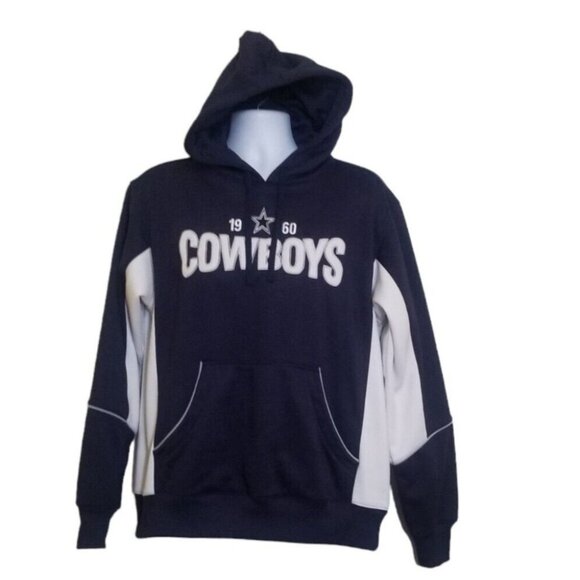 Gildan Other - Vintage Y2K NFL Dallas Cowboys Blue Hoodie Sweatshirt M Pockets